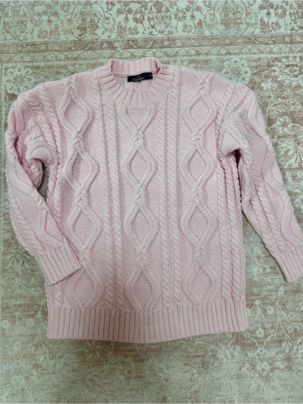 Cotton Blend 🌸 Cable Knit Sweater - Picture 4 of 11